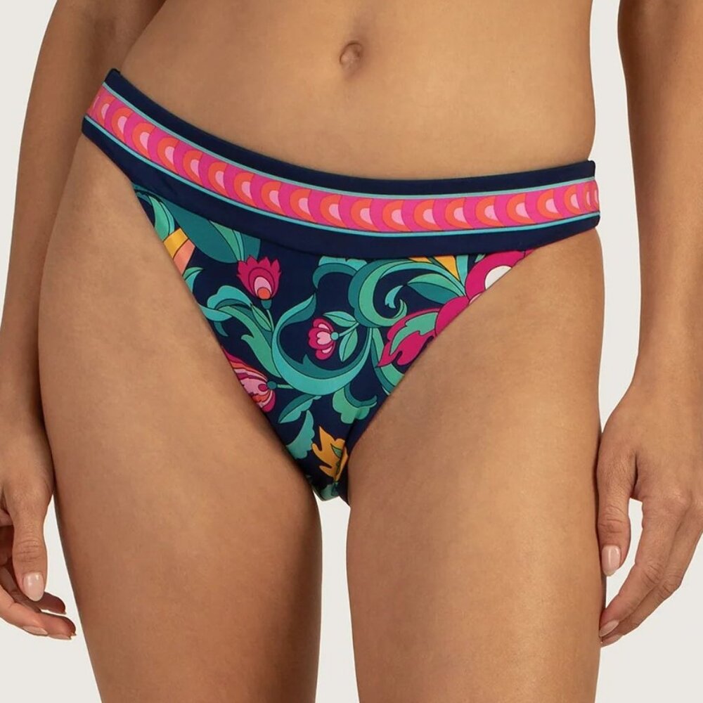Trina Turk India Garden Banded Hipster Bikini Bottom